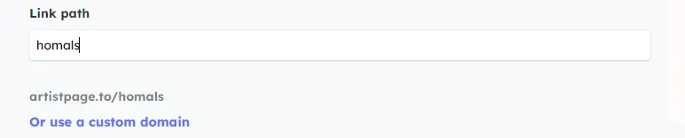 How to create a free Link in bio for music artists