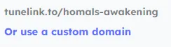 Connect your music pre-save to your custom domain