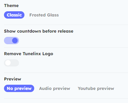 Tunelinx Free Spotify pre-save vs Linkfire pre-save