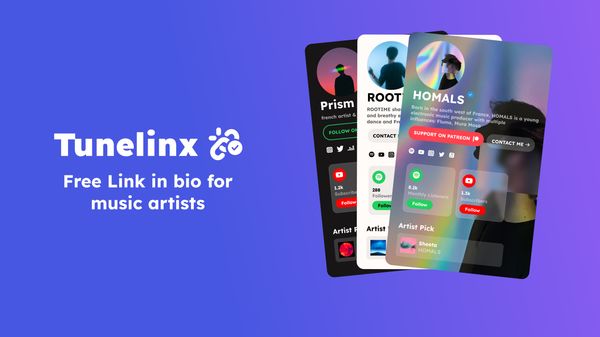 How to create a free Link in bio for music artists